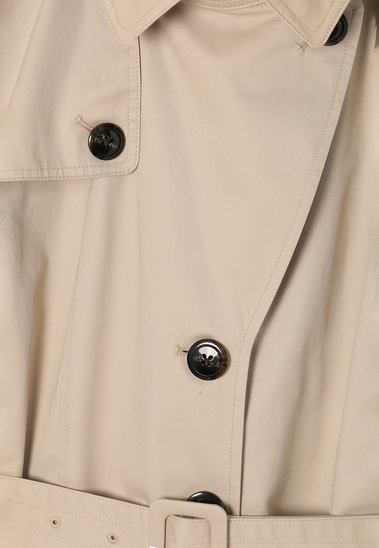 CLASSIC LADIES’ COAT WITH A BELT - MEGANA CLASSIC LADIES’ COAT WITH A BELT - MEGANA BEIGE 109498
