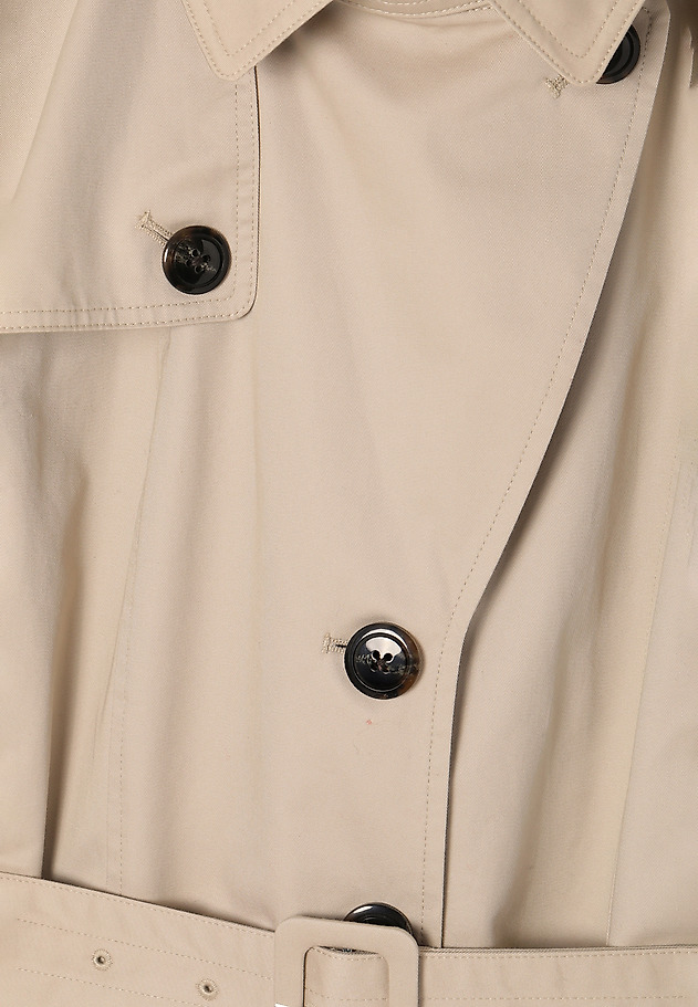 CLASSIC LADIES’ COAT WITH A BELT - MEGANA CLASSIC LADIES’ COAT WITH A BELT - MEGANA BEIGE 8