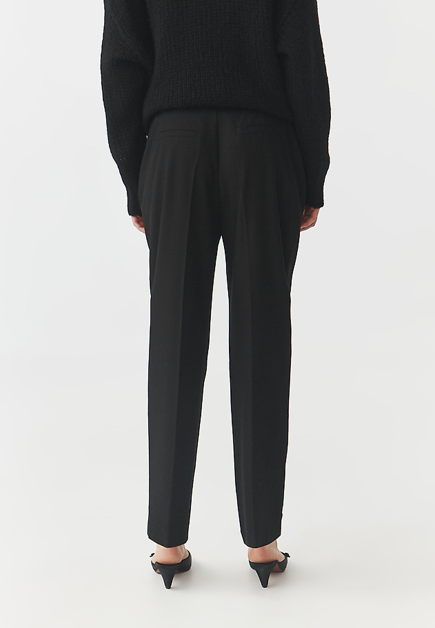 PANTALONII DIN VISCOZĂ, CU CRAC LARG — SIKO 1 PANTALONII DIN VISCOZĂ, CU CRAC LARG — SIKO 1 NEGRU 3