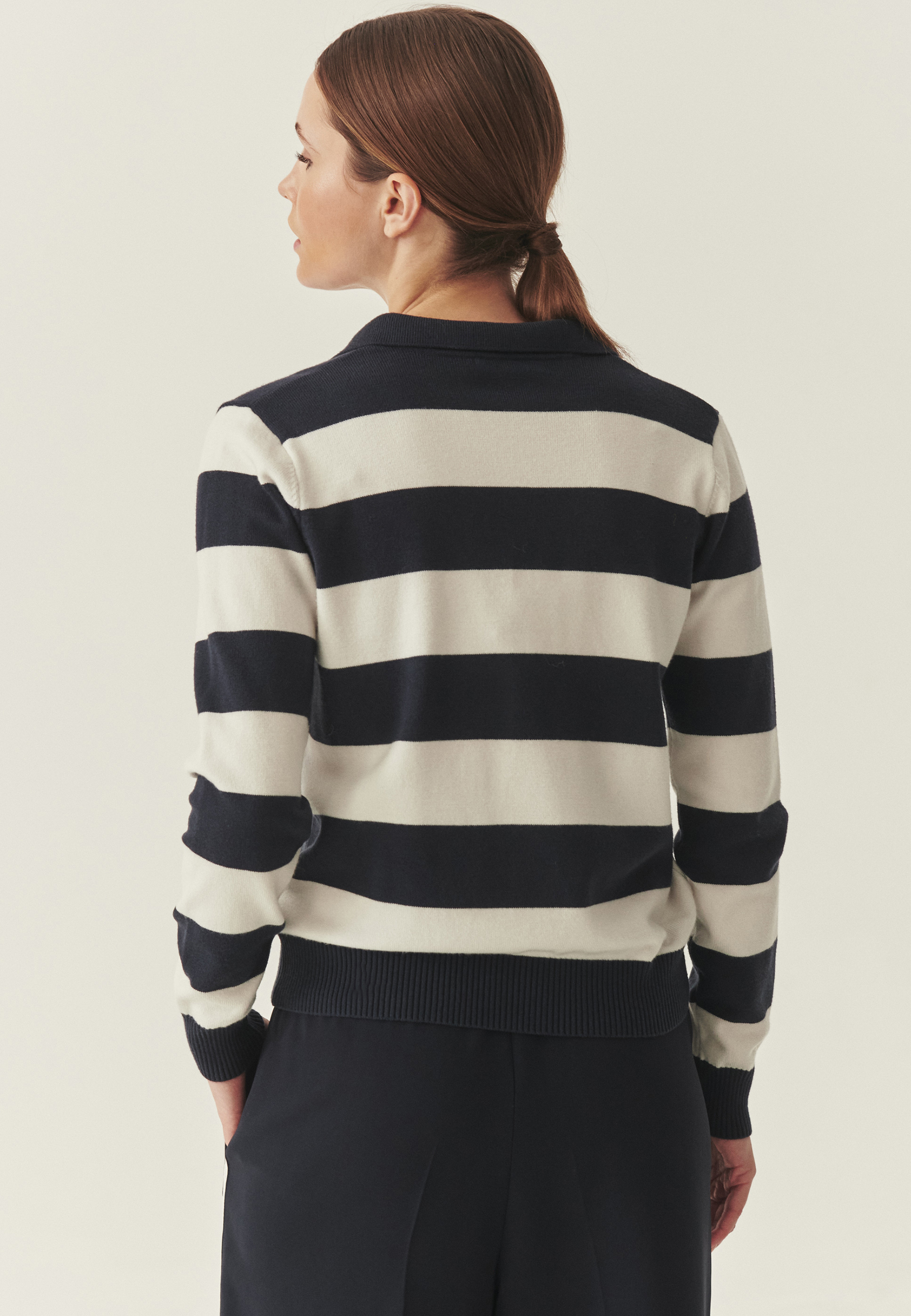 JUMPER WITH LENZING™ ECOVERO™ VISCOSE - POLA NAVY BLUE 2