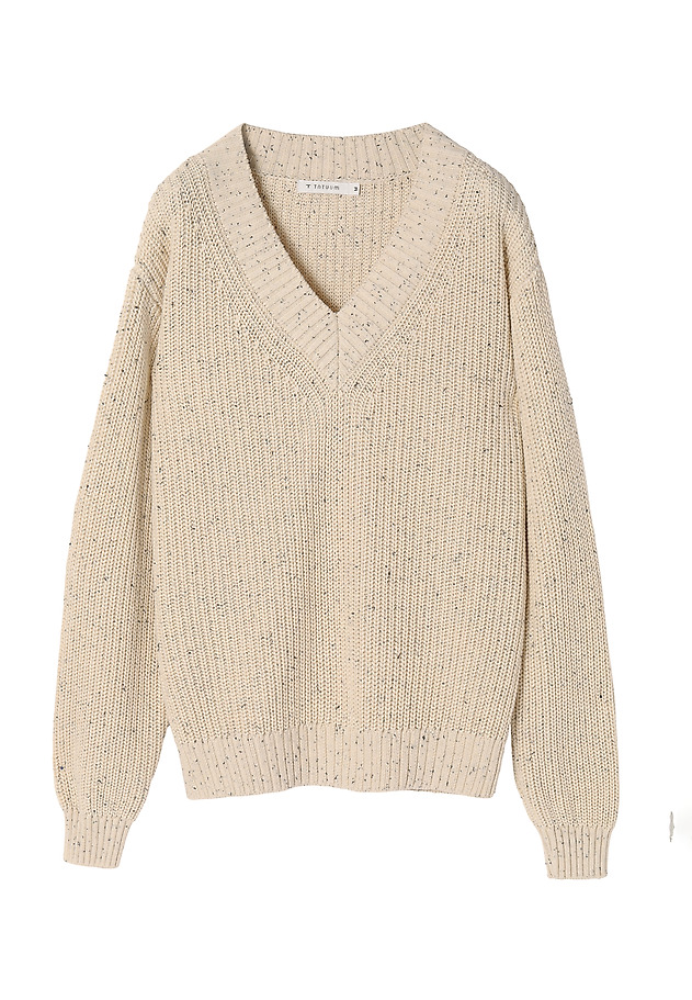 SWETER DAMSKI OVERSIZE EVENEKI SWETER DAMSKI OVERSIZE EVENEKI BEŻOWY 7