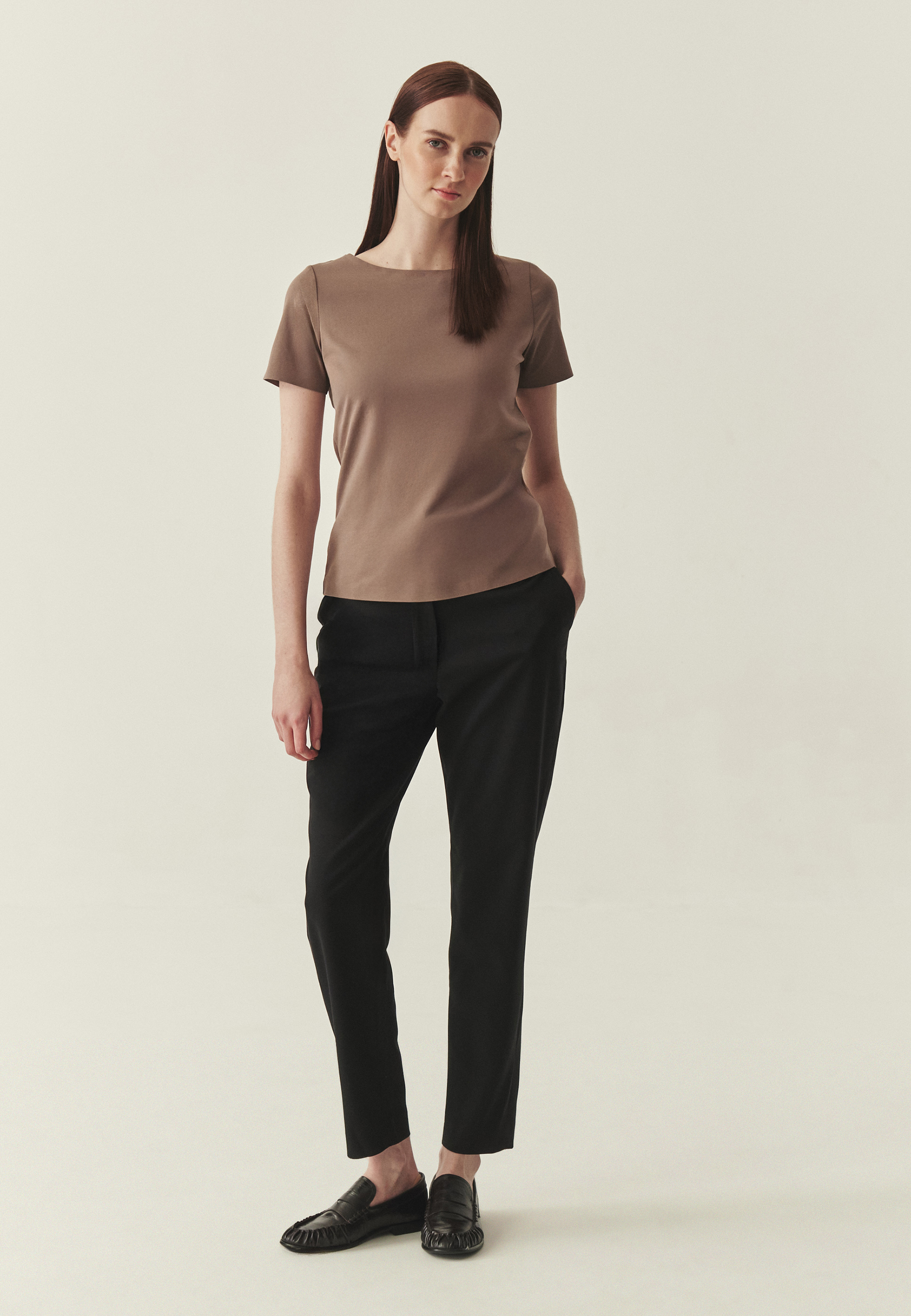 DOPASOWANA BLUZKA Z BAWEŁNĄ - MIKAJA