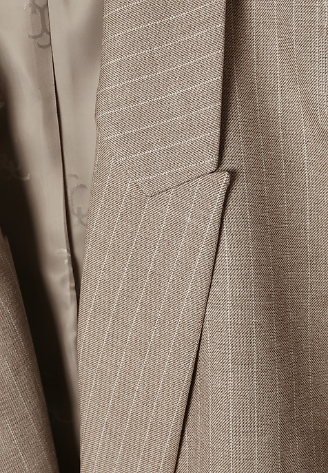 CLASSIZ BLAZER IN VERTICAL STIPES - REMELIKA 1 BEIGE 2