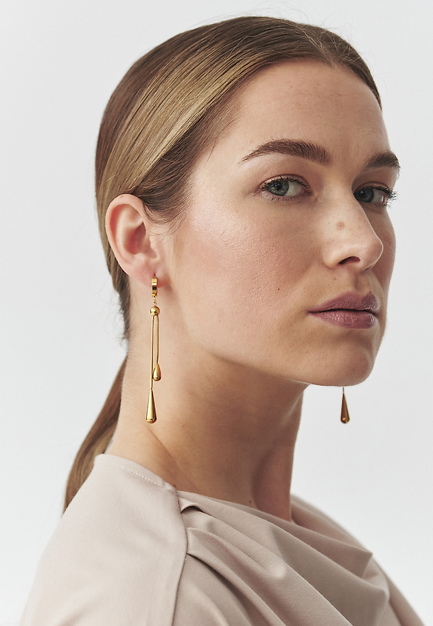 LONG EARRINGS — MAJORY LONG EARRINGS — MAJORY ZŁOTY 2