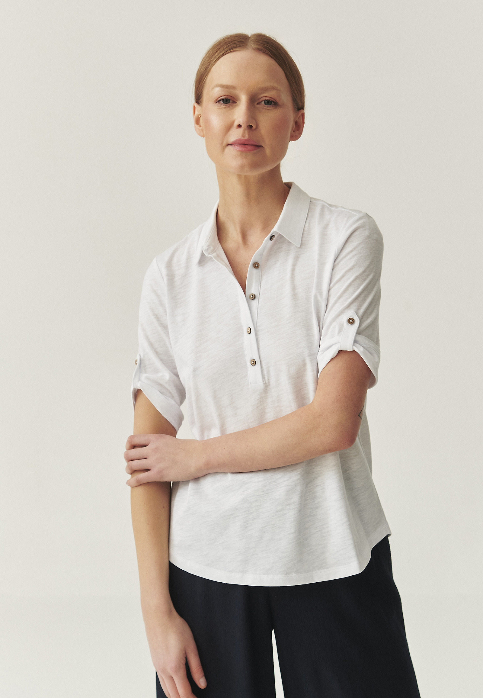 BAMBUSOVA BLUZA - FENIKA BAMBUSOVA BLUZA - FENIKA BELA 111204