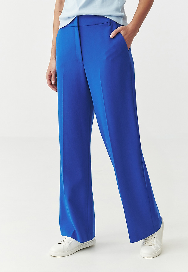 WIDE-LEG TROUSERS — ZARIANA WIDE-LEG TROUSERS — ZARIANA NIEBIESKI 2