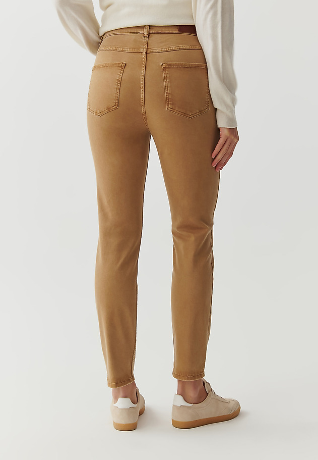 LADIES’ CLASSIC REGULAR FIT JEANS - ROMIKI LADIES’ CLASSIC REGULAR FIT JEANS - ROMIKI BEŻOWY 3