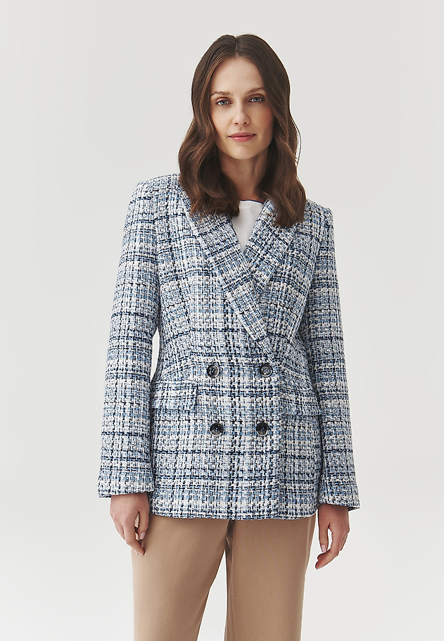 DOUBLE-BREASTED BLAZER — ADAMO DOUBLE-BREASTED BLAZER — ADAMO MULTIKOLOR 3