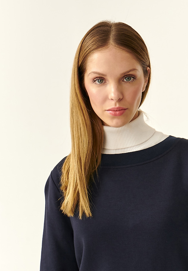 3/4 SLEEVE KNITWEAR DRESS NISOTO 3/4 SLEEVE KNITWEAR DRESS NISOTO GRANATOWY 4