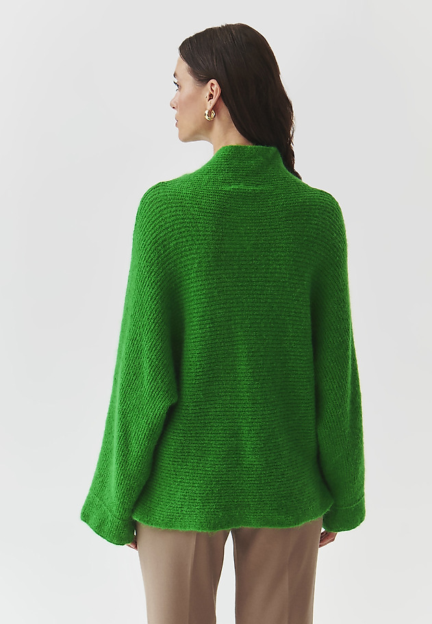 LADIES' TURTLENECK JUMPER WITH WIDE SLEEVES — MAZZY 1 LADIES' TURTLENECK JUMPER WITH WIDE SLEEVES — MAZZY 1 ZIELONY 4