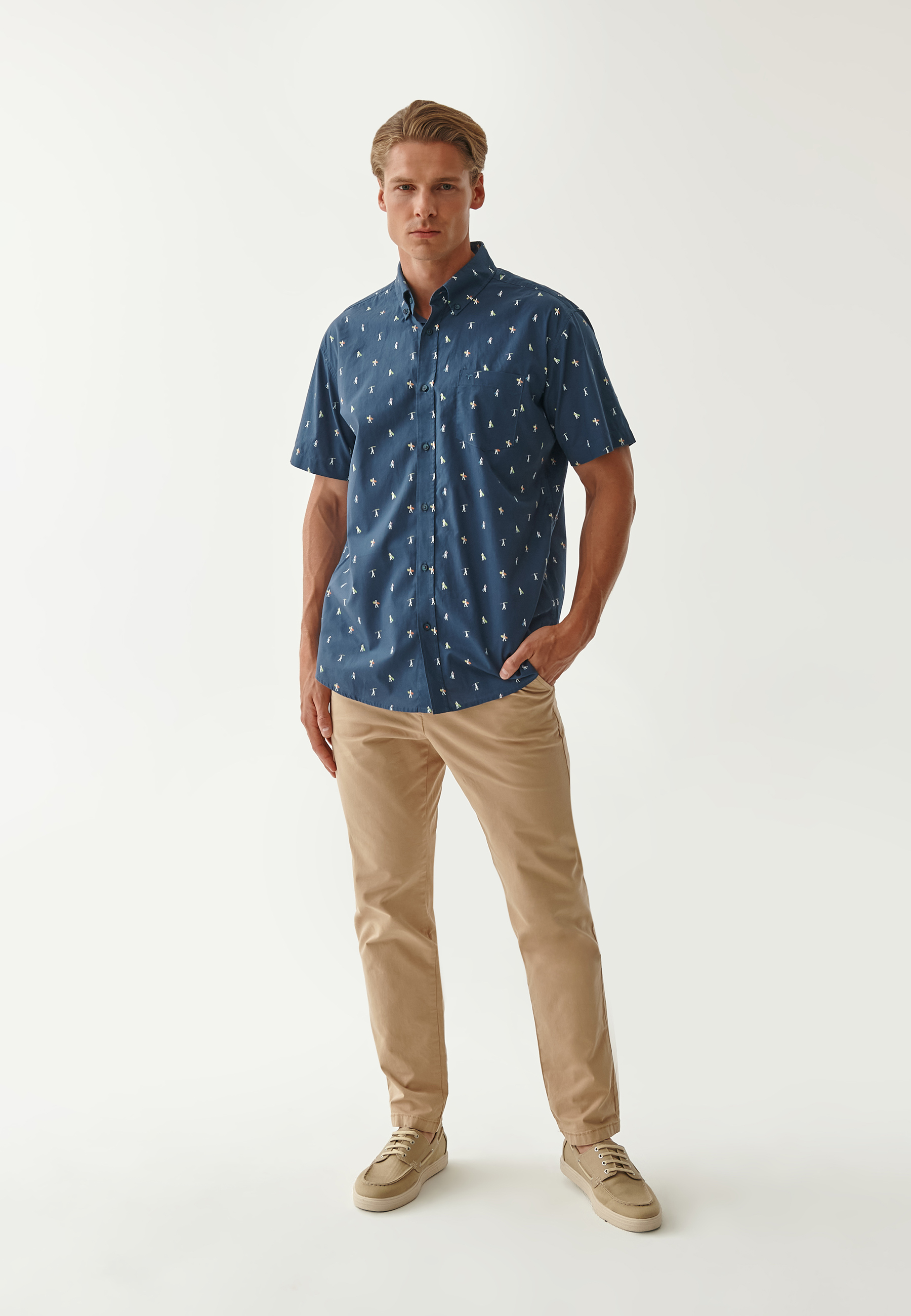 panská košile s krátkým rukávem DORT 4 CLASSIC