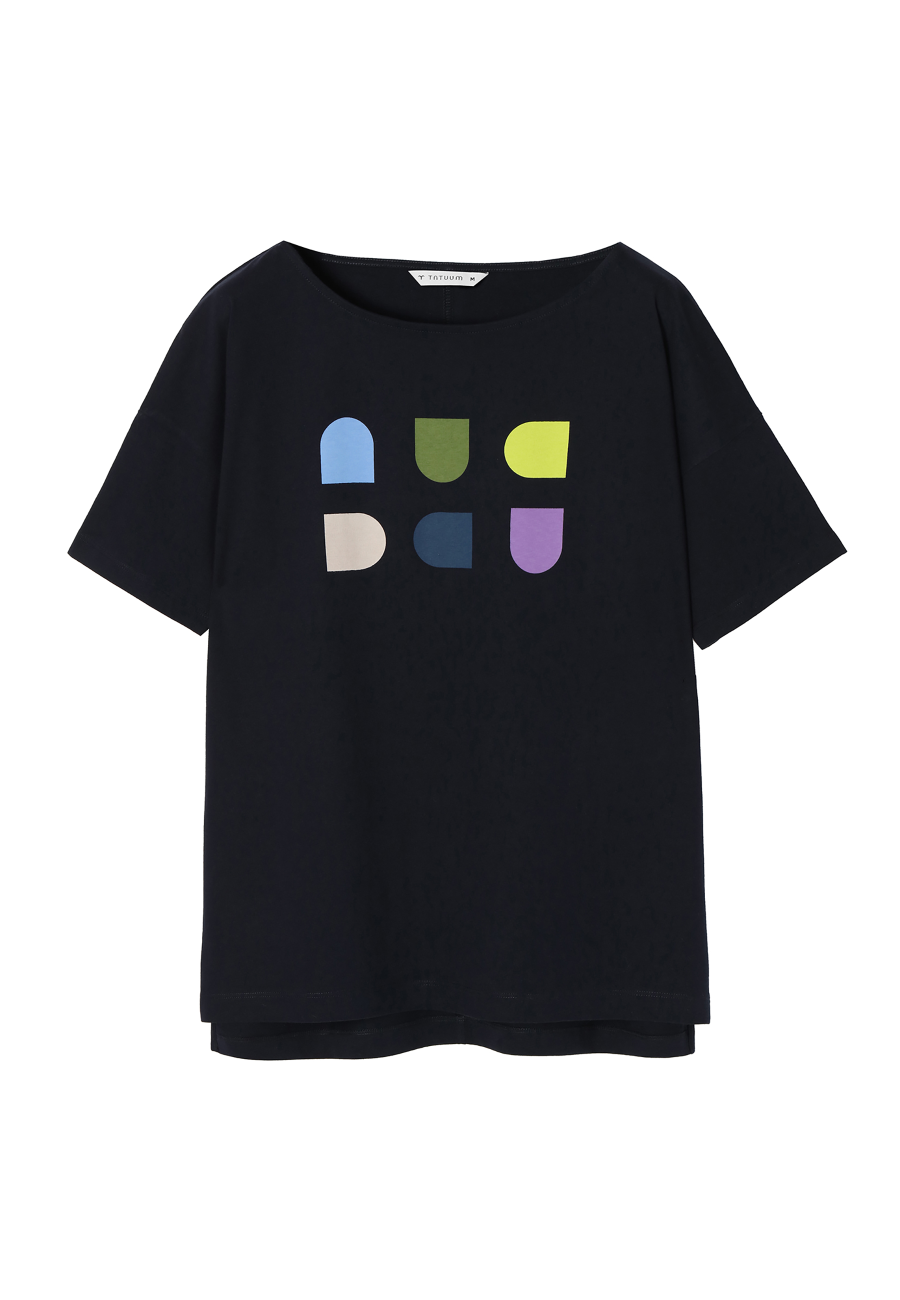 DÁMSKÉ TRIČKO S GEOMETRICKÝM POTISKEM MIZA