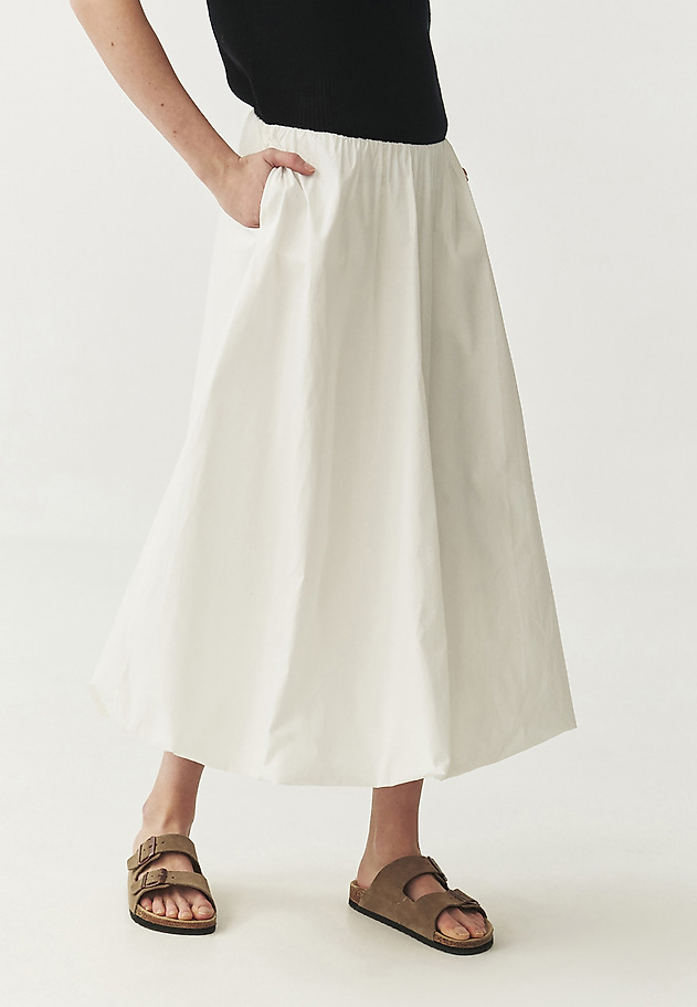COTTON FLARED SKIRT - POLA COTTON FLARED SKIRT - POLA ECRU 2