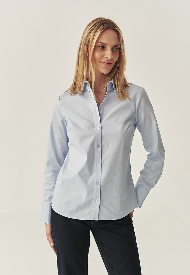 CLASSIC COTTON SHIRT - ERWINA CLASSIC COTTON SHIRT - ERWINA KÉK 1