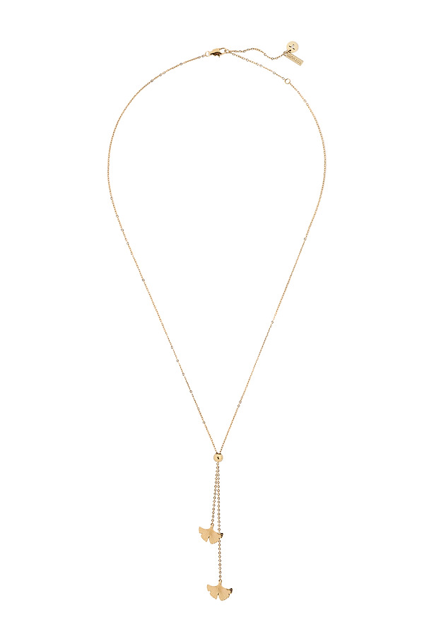 NECKLACE WITH A FLORAL MOTIF — DANDI NECKLACE WITH A FLORAL MOTIF — DANDI ZŁOTY 2