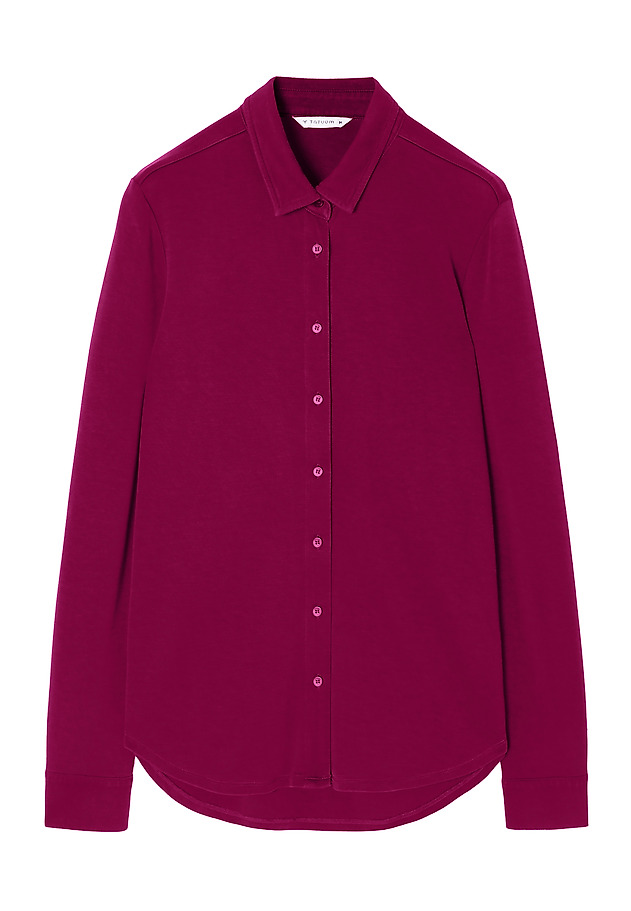 LADIES' KNITTED SHIRT WITH COLLAR — GANKO LADIES' KNITTED SHIRT WITH COLLAR — GANKO FIOLETOWY 7