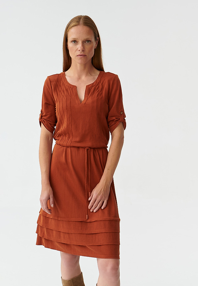 LADIES’ BELTED DRESS PEMO LADIES’ BELTED DRESS PEMO ORANGE 2