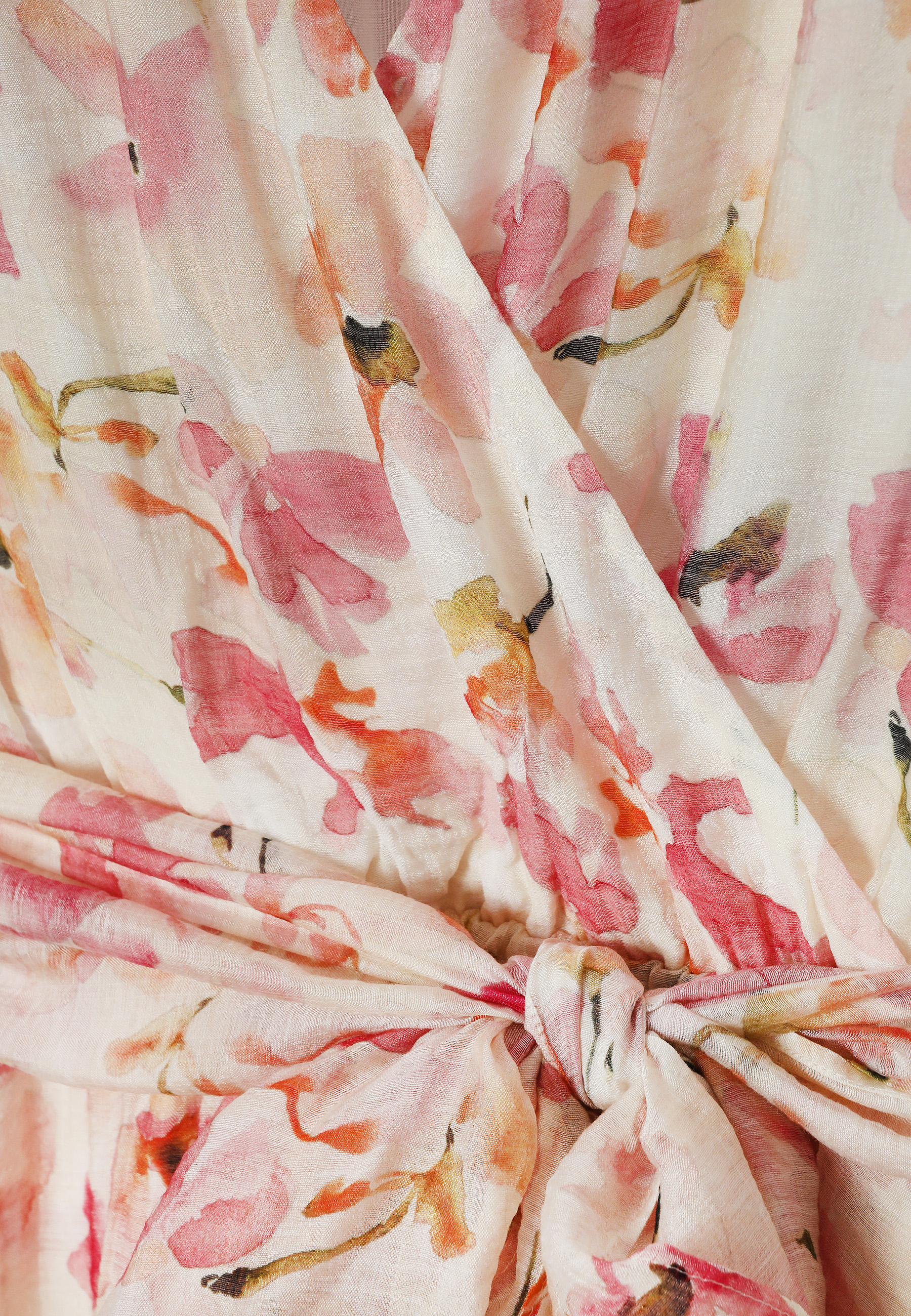 RÝCHLA ŠATY V KVIETOCH - SALINNA BIELA 2