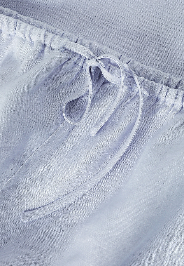 LINEN TROUSERS WITH WIDE LEG - CANELA LINEN TROUSERS WITH WIDE LEG - CANELA FIOLETOWY 6
