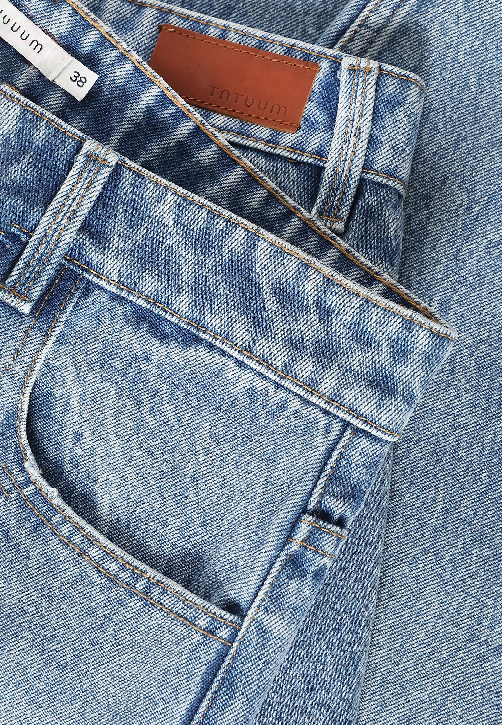 LADIES’ BOYFRIEND DENIM JEANS - BEZA LADIES’ BOYFRIEND DENIM JEANS - BEZA BLUE 94645