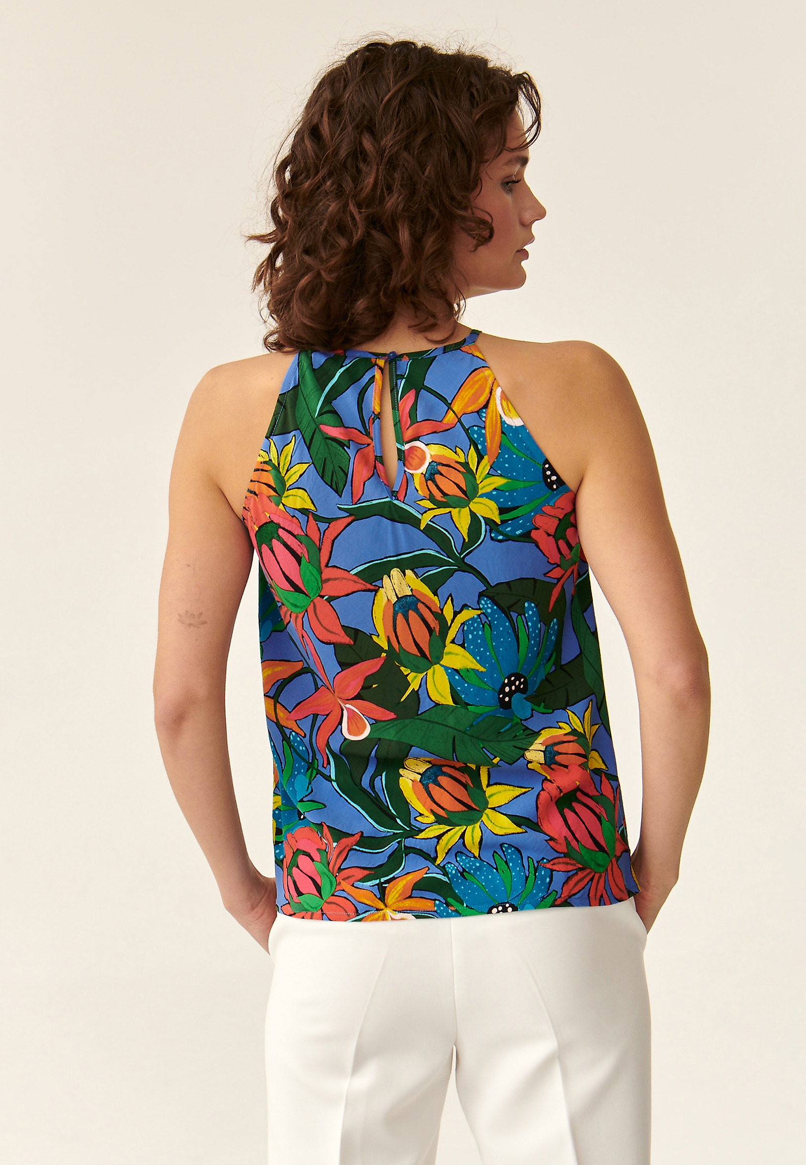 LADIES' FLORAL BLOUSE FLAMINI 1 LADIES' FLORAL BLOUSE FLAMINI 1 MULTICOLOR 88585