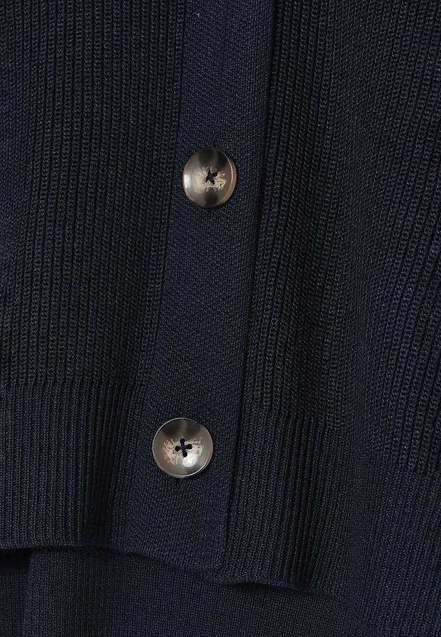 CARDIGAN MADE FROM COOL VISCOSE KAMIKO CARDIGAN MADE FROM COOL VISCOSE KAMIKO NAVY BLUE 8