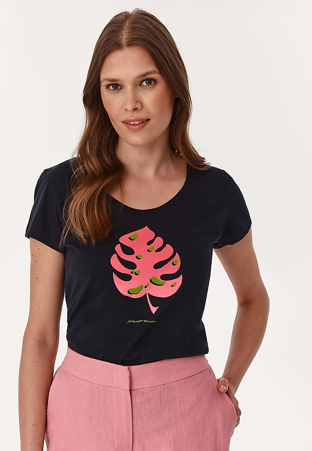 CLASSIC LADIES' T-SHIRT ANTONIA 2 CLASSIC LADIES' T-SHIRT ANTONIA 2 NAVY BLUE 1