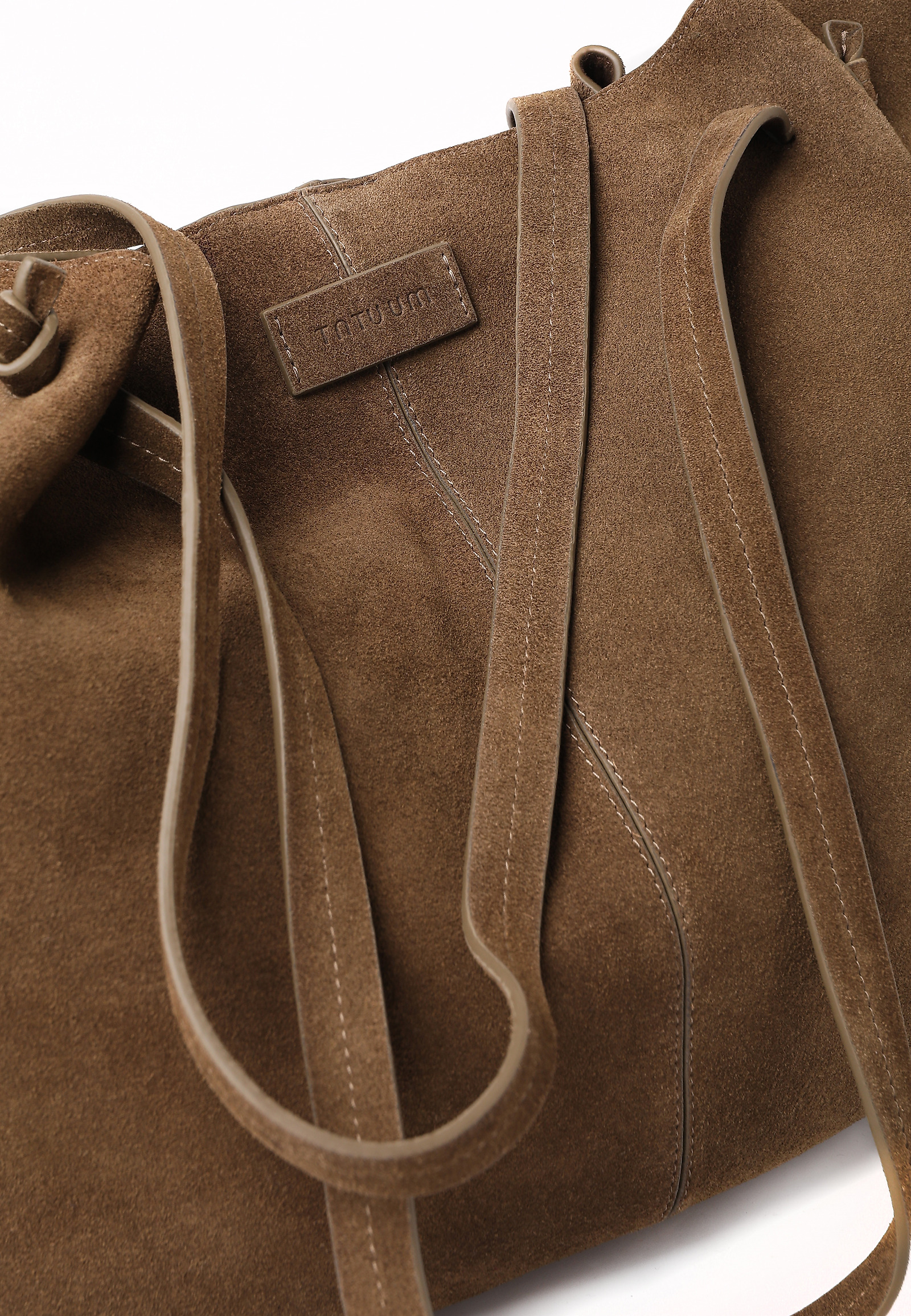 SEMIŠOVÁ TAŠKA S KOZMETICKOU TAŠTIČKOU - ORIA SEMIŠOVÁ TAŠKA S KOZMETICKOU TAŠTIČKOU - ORIA KHAKI 118635