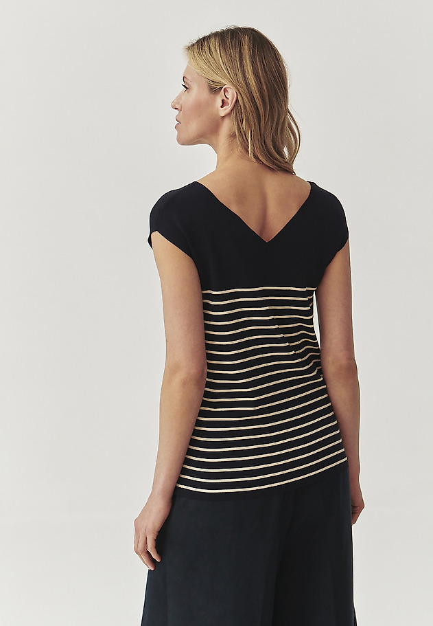ELEGANTNA ŽENSKA ČRTASTA BLUZA - NIKALA 2 ELEGANTNA ŽENSKA ČRTASTA BLUZA - NIKALA 2 VEČBARVNA 4