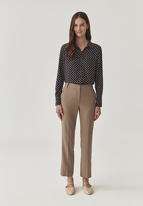 PANTALONI ELEGANȚI DE DAMĂ, DE COSTUM - LANKA 1 PANTALONI ELEGANȚI DE DAMĂ, DE COSTUM - LANKA 1