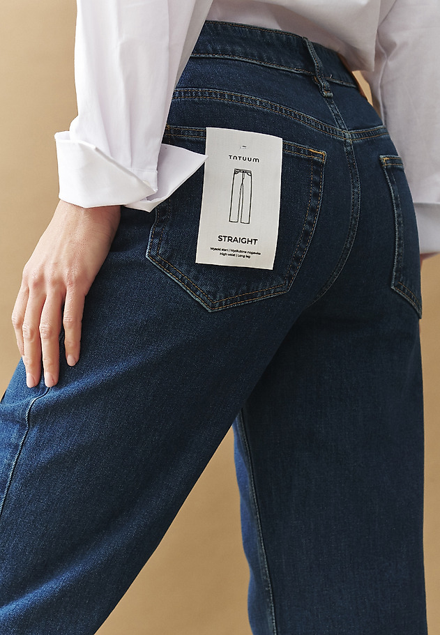 LADIES' DENIM TROUSERS WITH STRAIGHT LEG — RISONO LADIES' DENIM TROUSERS WITH STRAIGHT LEG — RISONO NIEBIESKI 5
