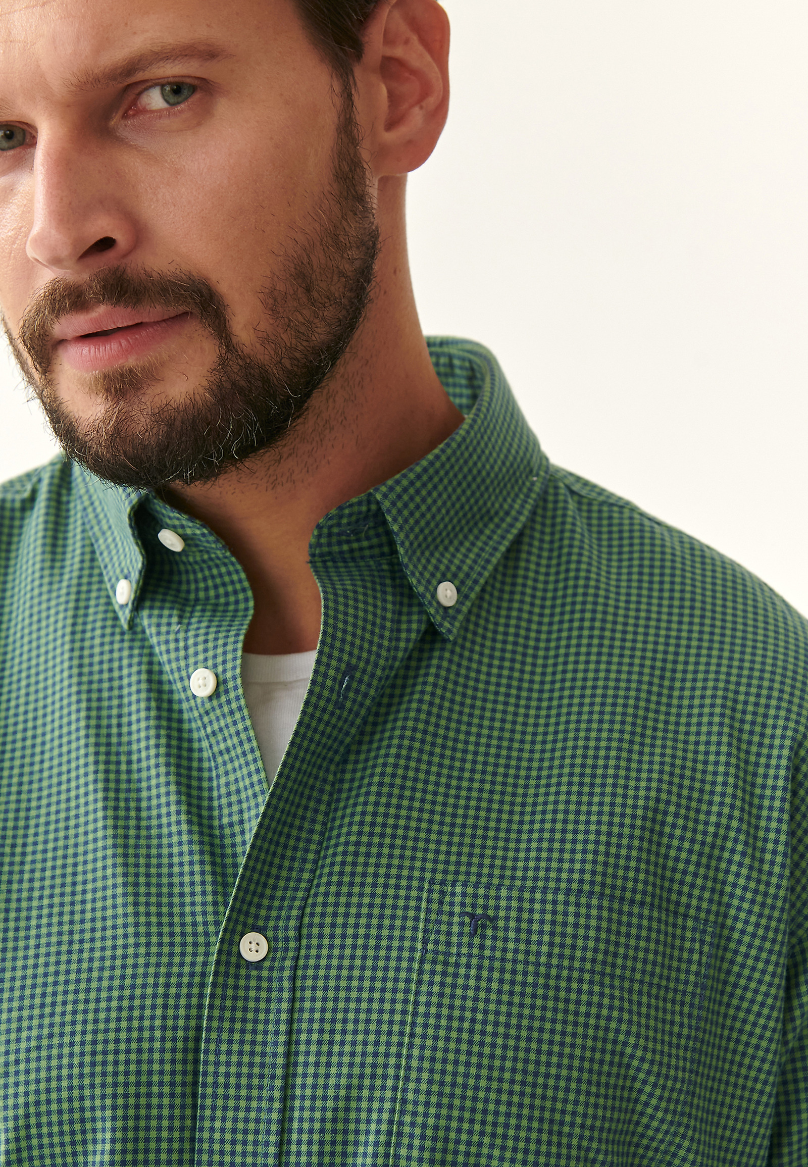 KOSZULA MĘSKA CHARLES 2 CLASSIC KOSZULA MĘSKA CHARLES 2 CLASSIC ZIELONY 84265