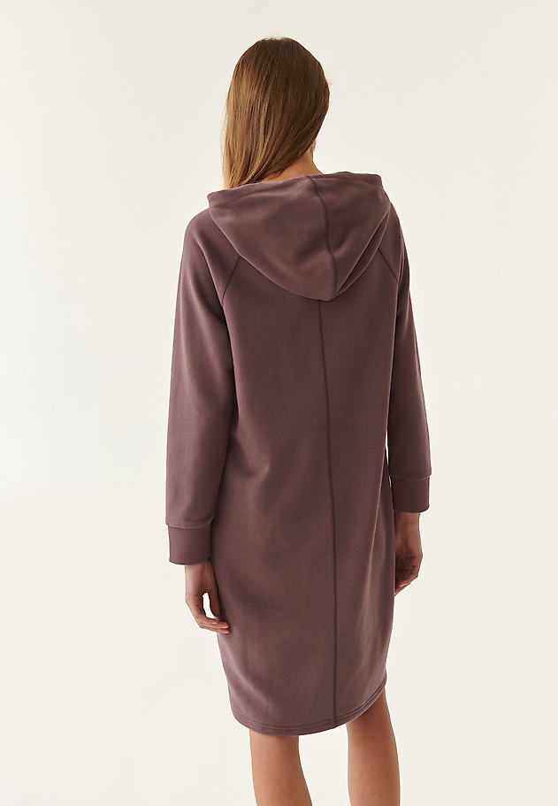 DRESS WITH A HOOD ASPENA DRESS WITH A HOOD ASPENA PURPLE 3