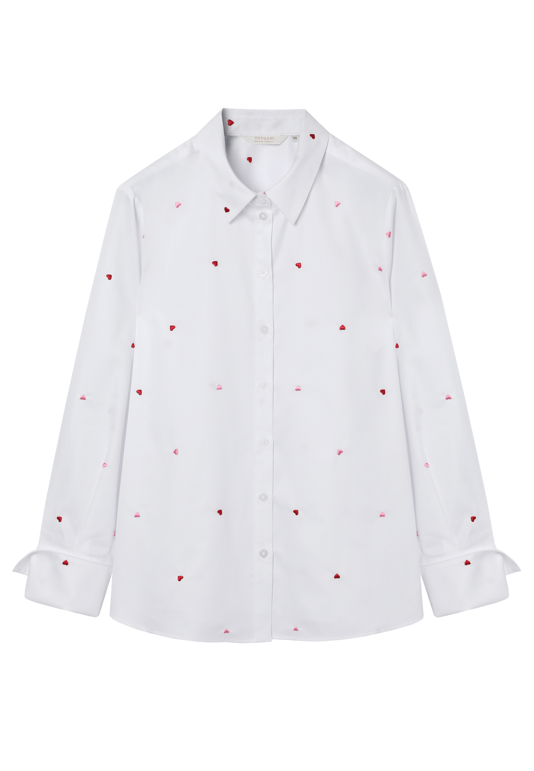 CĂMAȘĂ BRODATĂ DIN BUMBAC - IVAM ALB 2