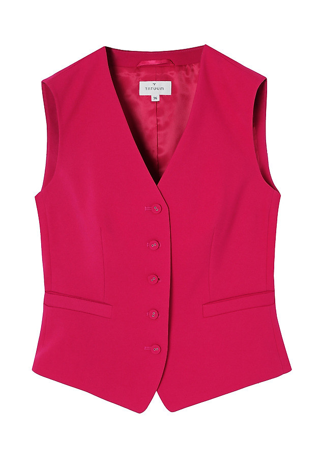 FUCHSIA WAISTCOAT — RONITA 4 FUCHSIA WAISTCOAT — RONITA 4 CZERWONY 6