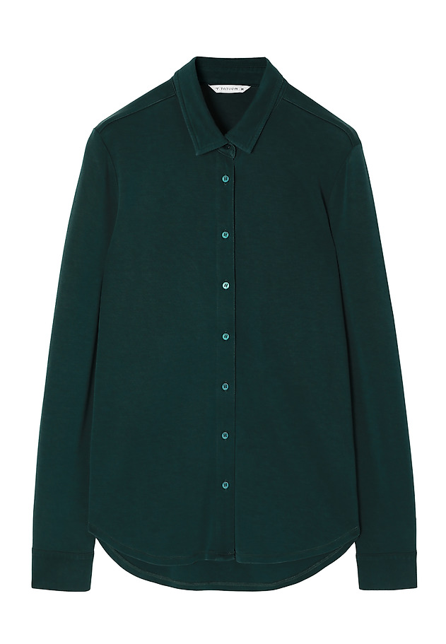 LADIES' KNITTED SHIRT WITH COLLAR — GANKO LADIES' KNITTED SHIRT WITH COLLAR — GANKO ZIELONY 7