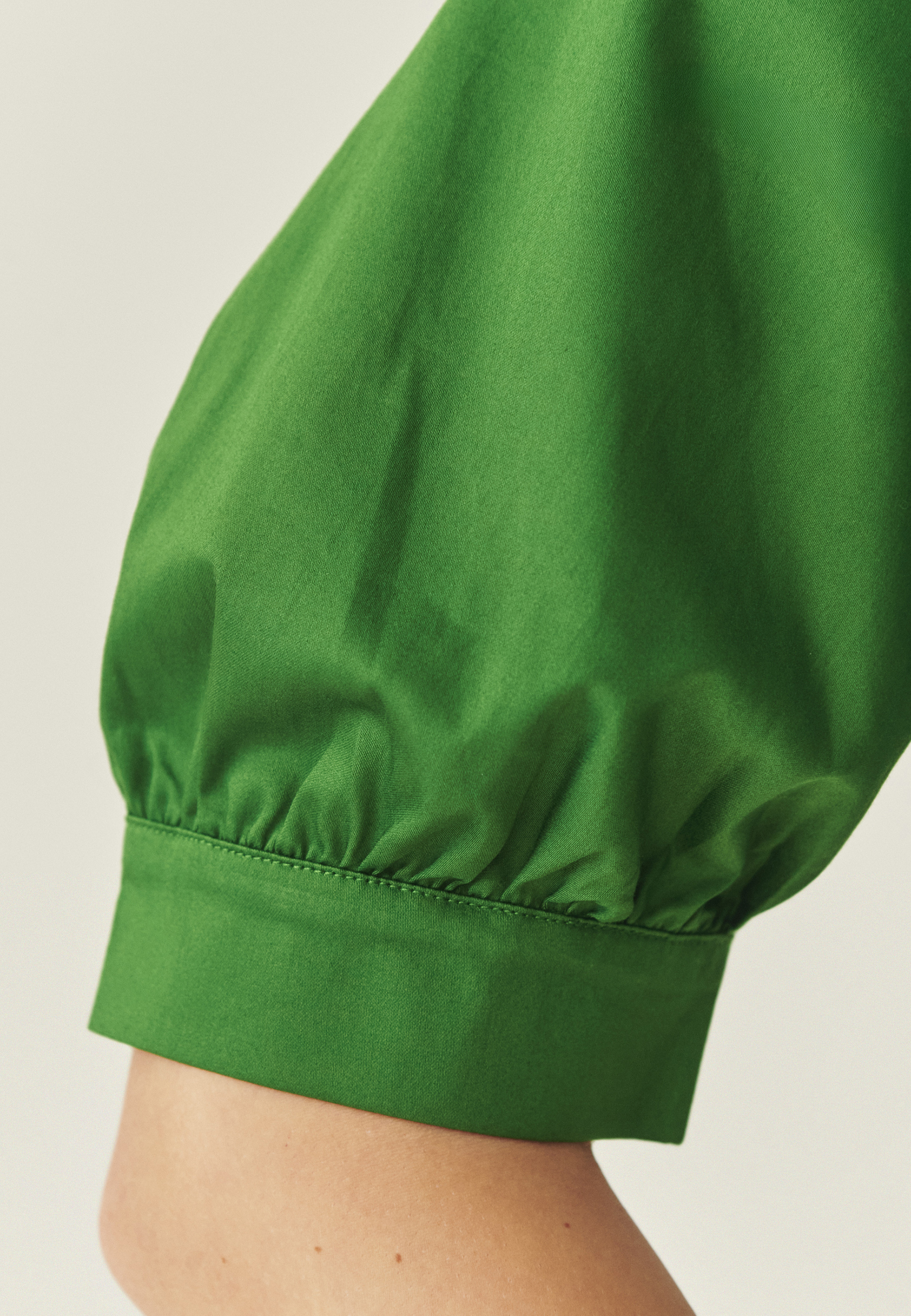 BAWEŁNIANA SUKIENKA Z PASKIEM - TABATA ZIELONY 2