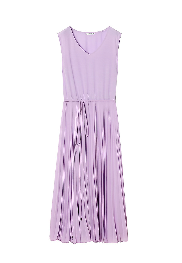 LADIES' PLEATED DRESS LUNI LADIES' PLEATED DRESS LUNI FIOLETOWY 6