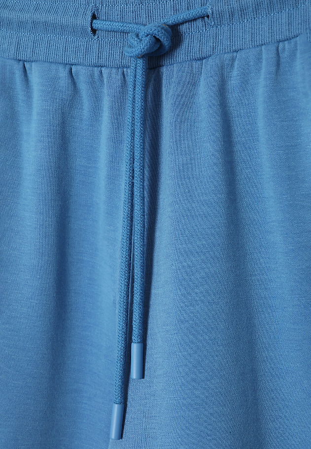 LADIES' KNITTED TROUSERS WITH RIBBED WAISTBAND - SENTI 1 LADIES' KNITTED TROUSERS WITH RIBBED WAISTBAND - SENTI 1 NIEBIESKI 5