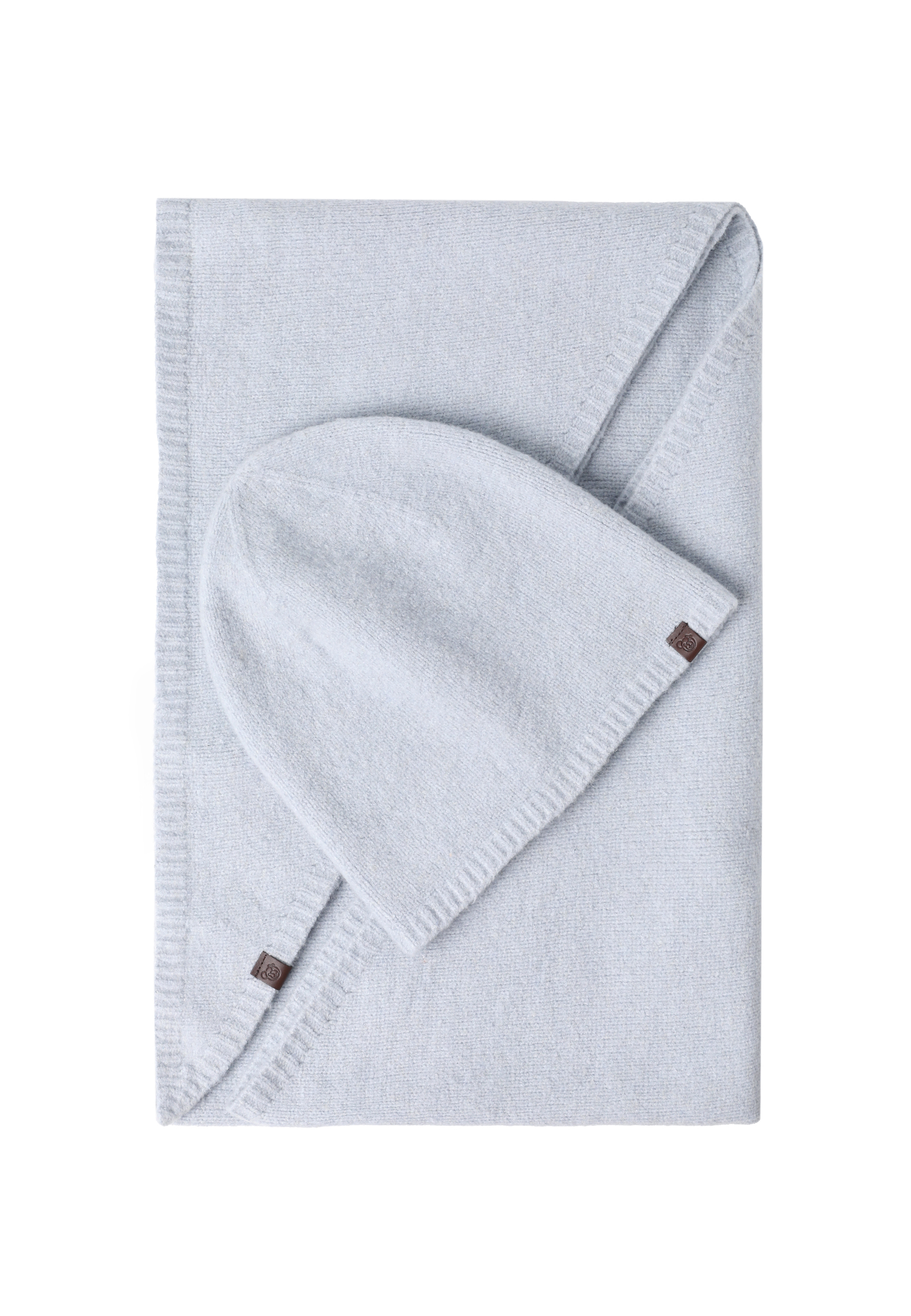 TROJUHELNÍKOVÝ ŠÁL S VLNĚNOU SMĚSÍ - SNUGA 2 MODRÁ 2