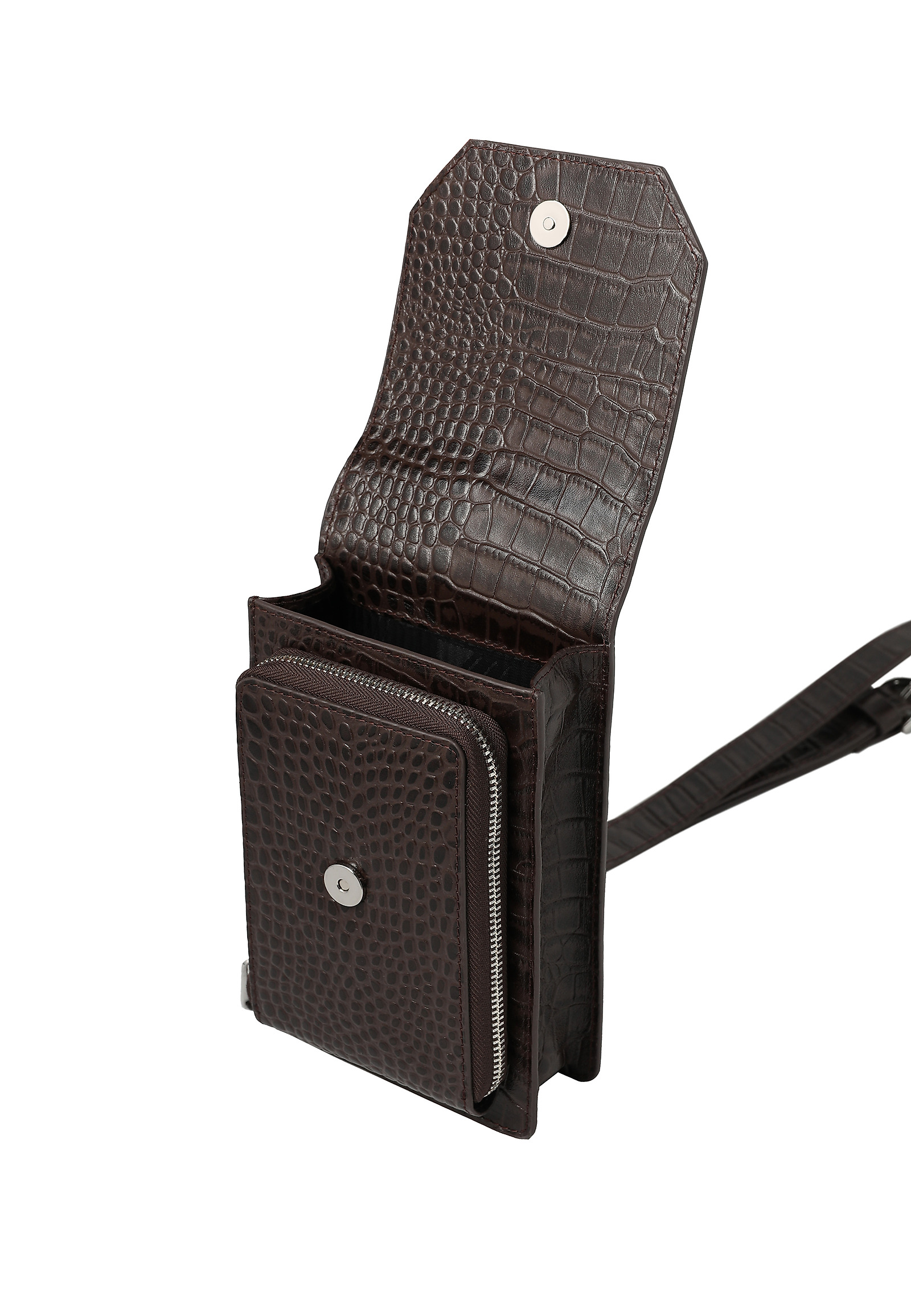 KOMPAKTOVÁ LISTONOSKA Z PRÍRODNÉNEJ KOŽE - AMBER KOMPAKTOVÁ LISTONOSKA Z PRÍRODNÉNEJ KOŽE - AMBER HNEDÁ 115068