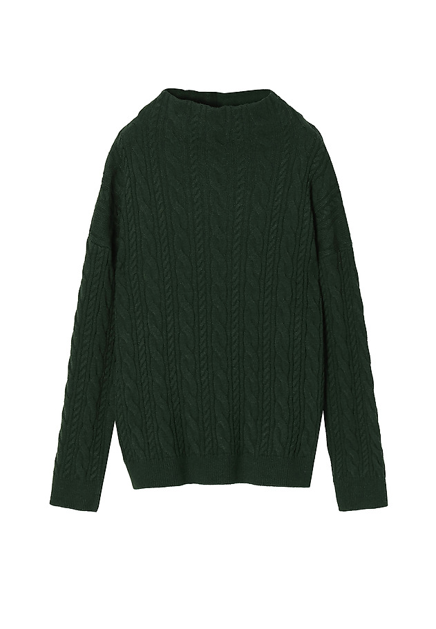 SWETER DAMSKI Z GOLFEM WENWENA 1 SWETER DAMSKI Z GOLFEM WENWENA 1 ZIELONY 6