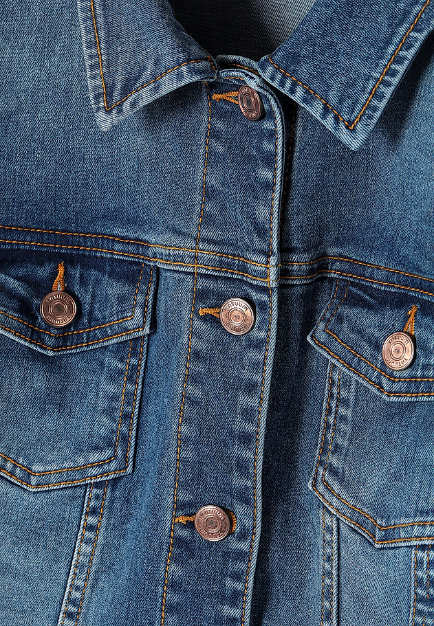 GEACĂ DE DAMĂ DIN DENIM BESKA GEACĂ DE DAMĂ DIN DENIM BESKA ALBASTRU 8
