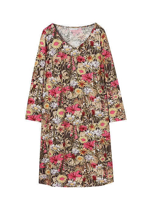 ROCHIE SCURTĂ CU MOTIV FLORAL MIRI MULTICOLOR 2