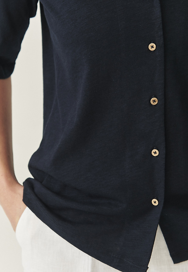 COTTON SHIRT -TETINI COTTON SHIRT -TETINI GRANATOWY 5