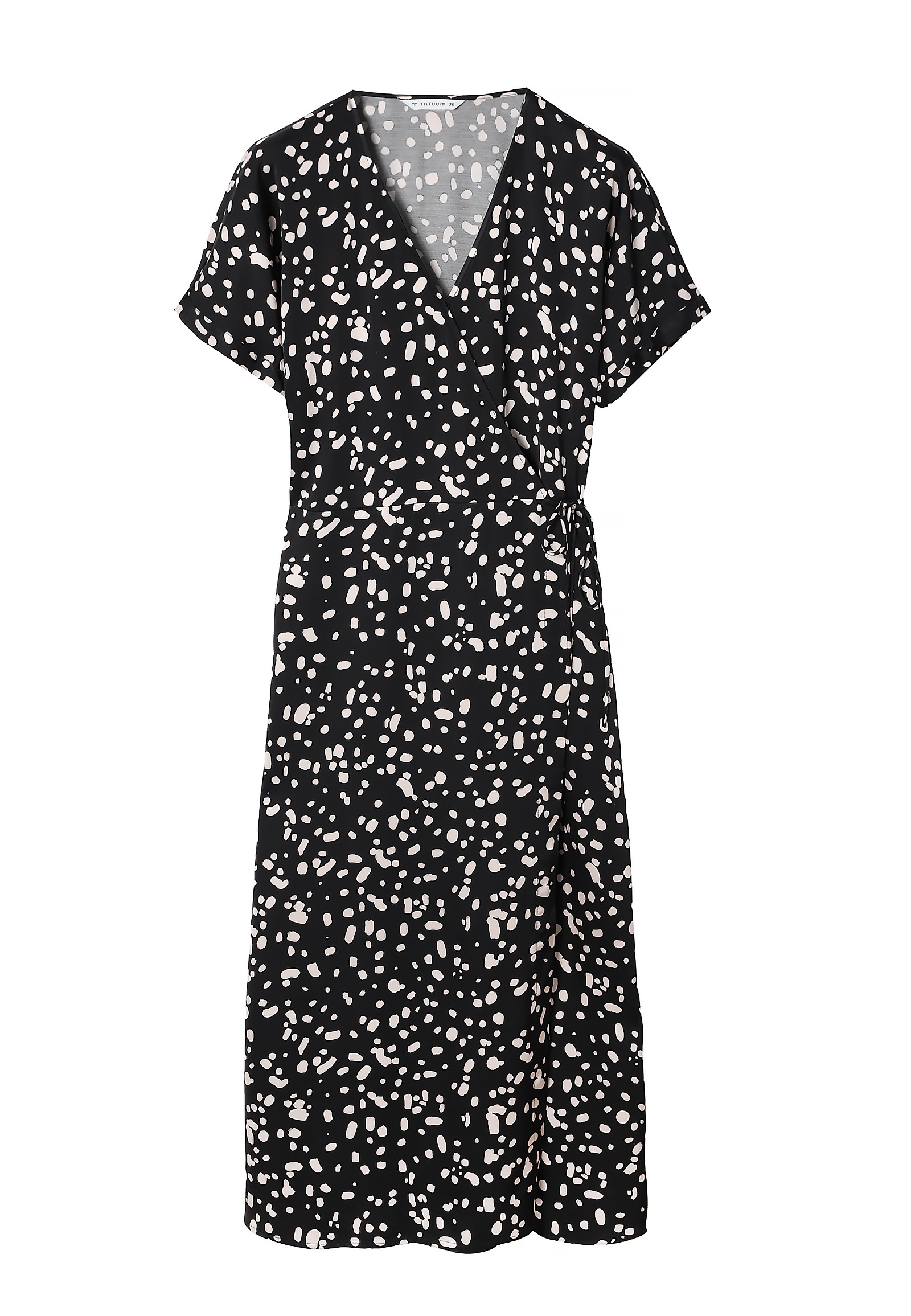 ROCHIE PARTE PESTE PARTE, DIN VISCOZĂ, CU MODEL - ZEREWI ROCHIE PARTE PESTE PARTE, DIN VISCOZĂ, CU MODEL - ZEREWI MULTICOLOR 98830