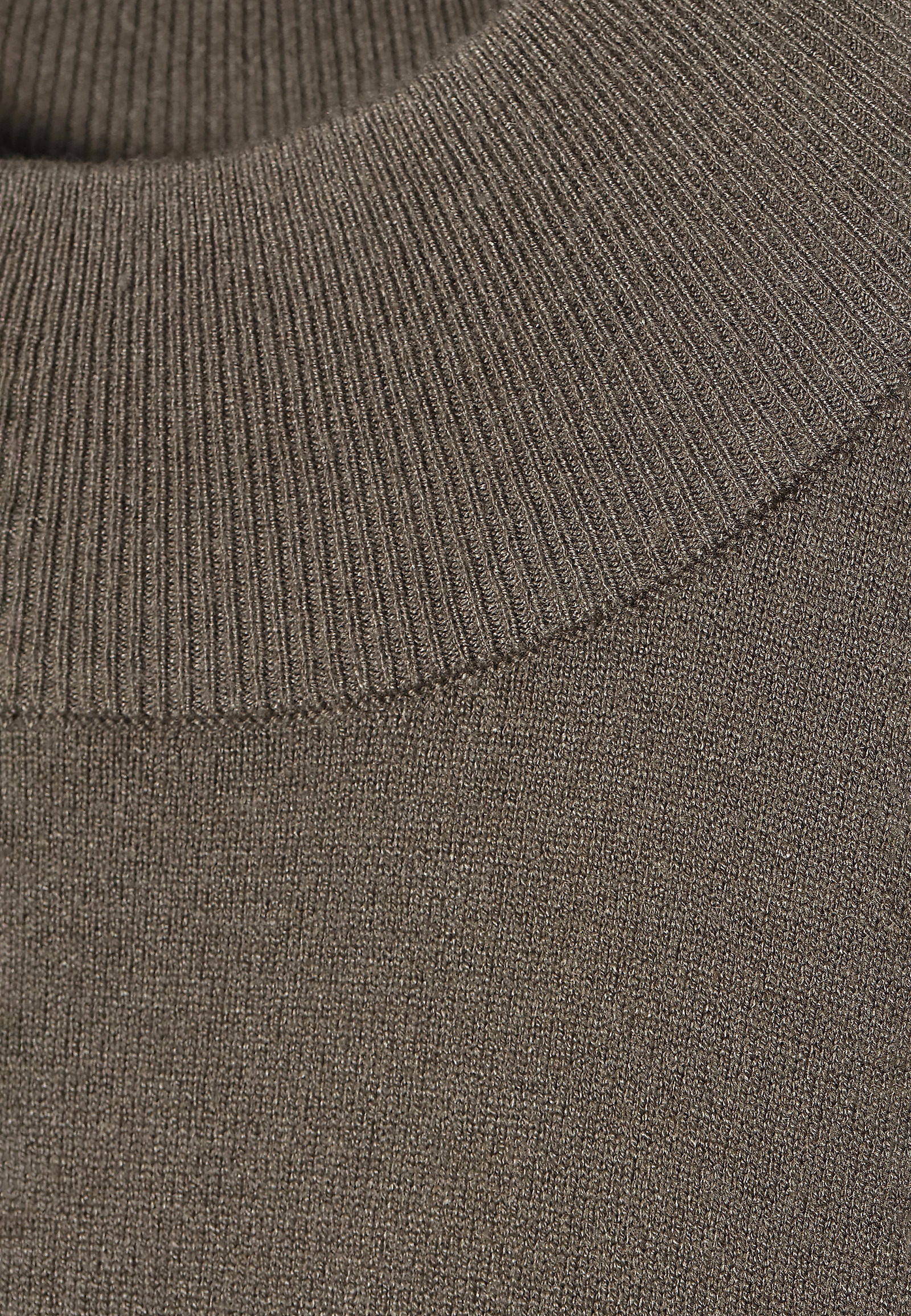 MAXI PLEATED DRESS WITH MOCK TURTLENECK AKSONI MAXI PLEATED DRESS WITH MOCK TURTLENECK AKSONI KHAKI 81474