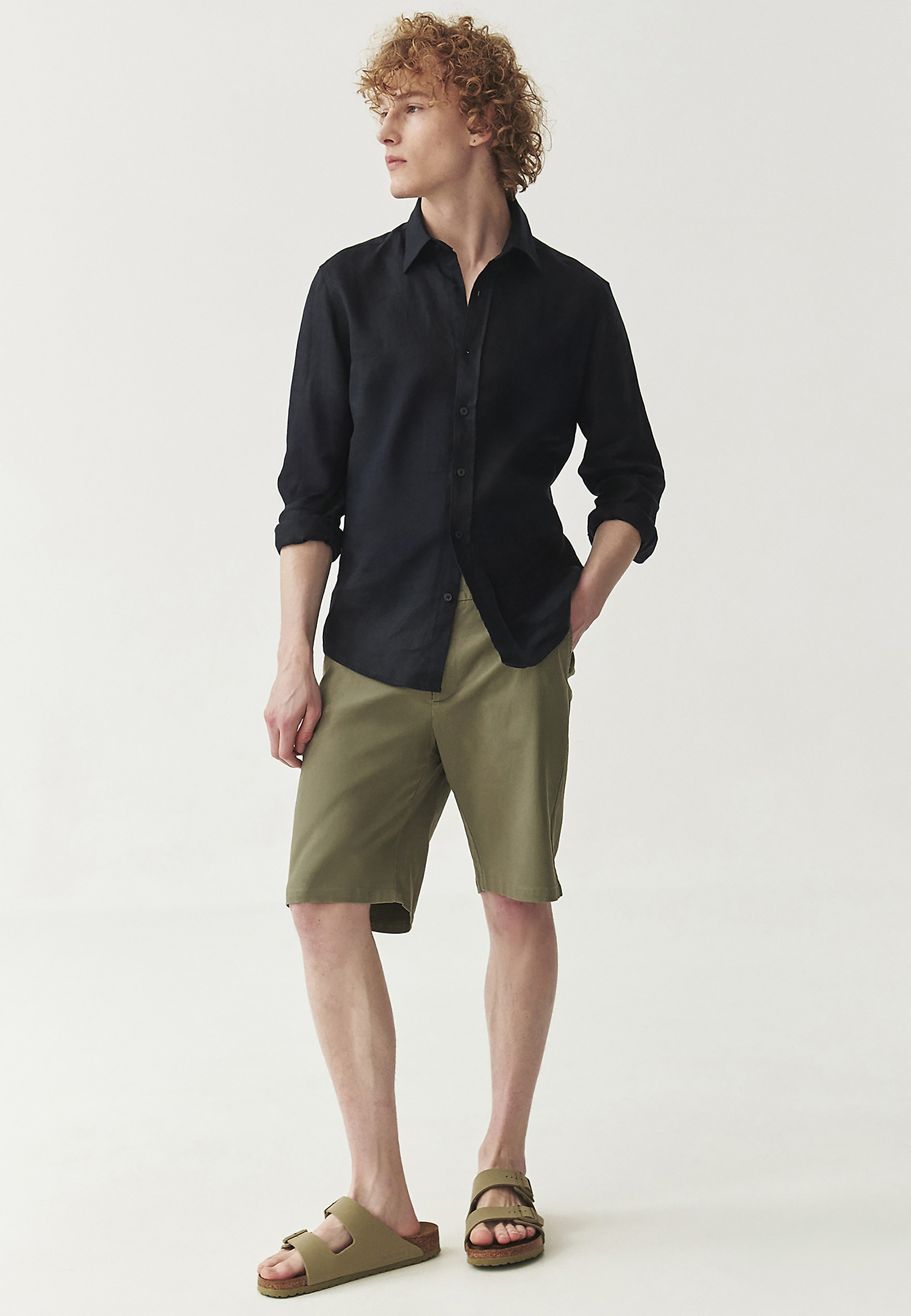 FÉRFI LINEN ING - MARCO SLIM FÉRFI LINEN ING - MARCO SLIM SÖTÉTKÉK 110233