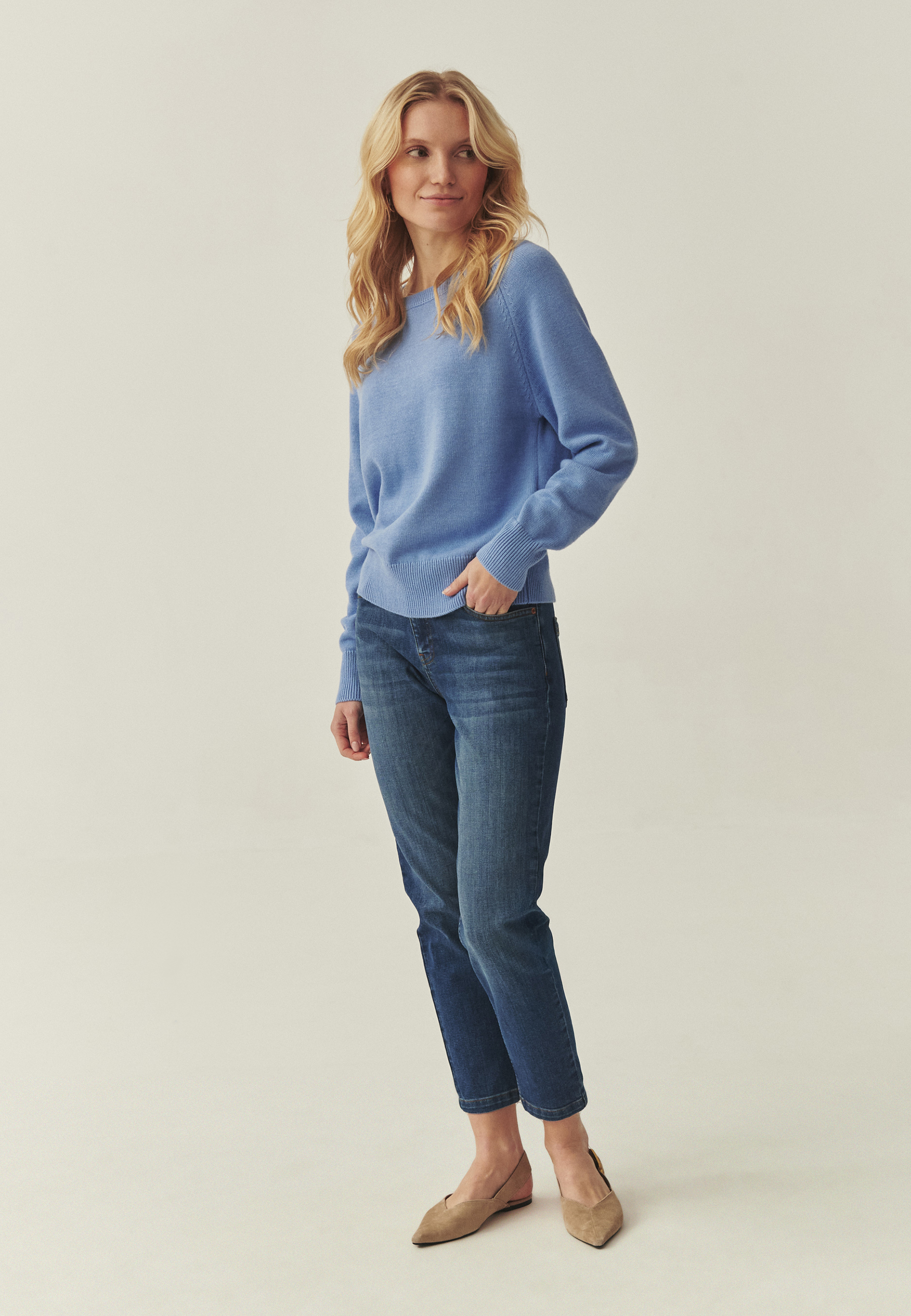 DENIMOWE SPODNIE ANKLE-FIT - TARO 1