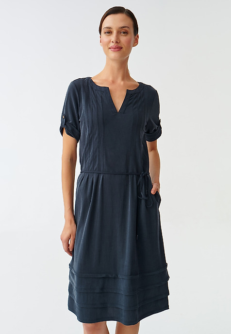 PLETENE ŠATY S PÁSKEM PEMO PLETENE ŠATY S PÁSKEM PEMO